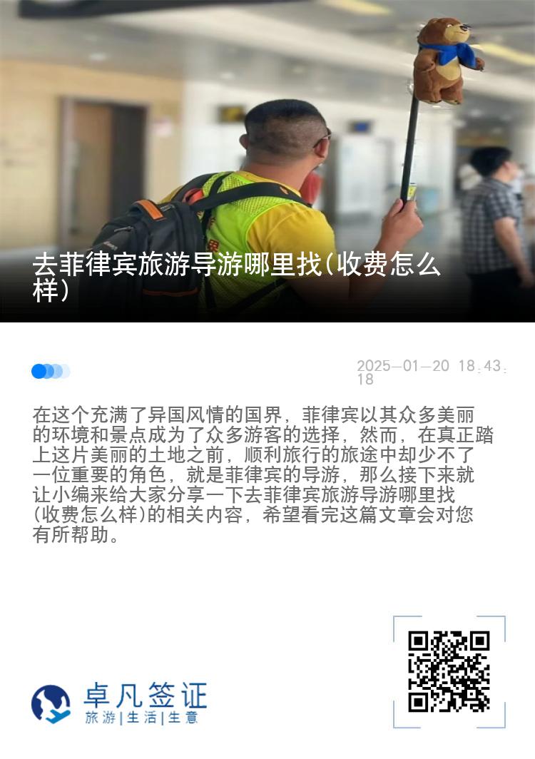 去菲律宾旅游导游哪里找(收费怎么样)